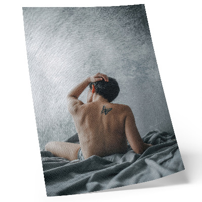 Poster rezistent pentru perete Nud minimalist în nuanțe de gri