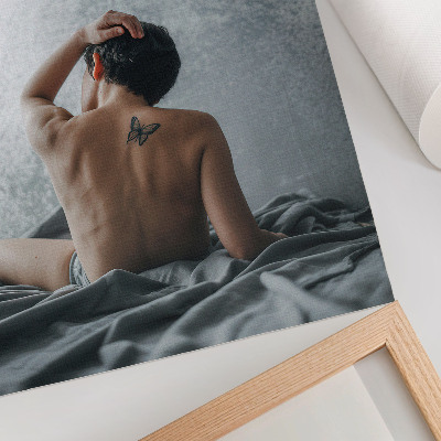 Poster rezistent pentru perete Nud minimalist în nuanțe de gri