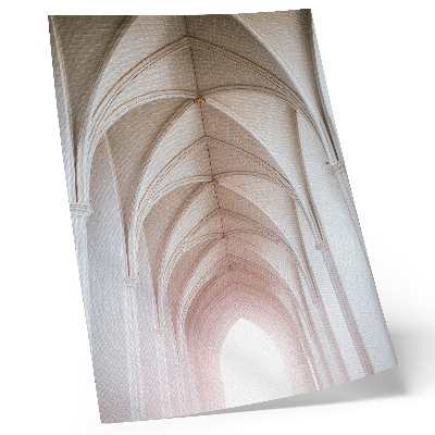 Poster rezistent pentru perete Bolți elegante, arcade, simetrie, spațiu luminos