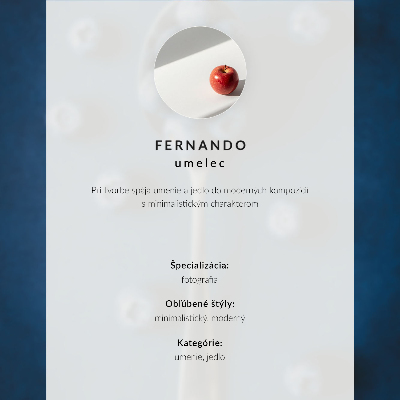 Grafică modernă pe pânză Ananas cu frunze turcoaz pe fundal alb