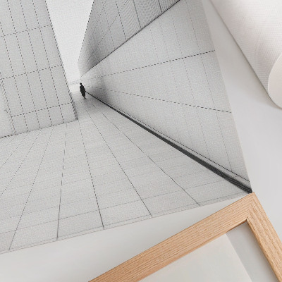 Poster în culori saturate Arhitectură geometrică minimalistă
