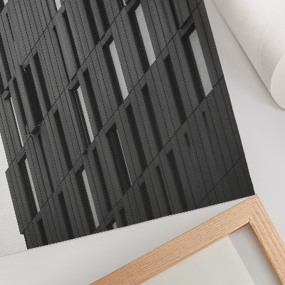 Poster rezistent pentru perete Forme geometrice din grafit într-un stil modern
