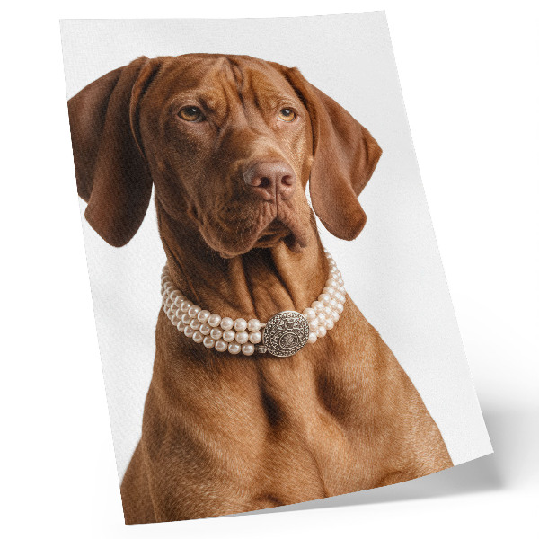 Poster rezistent pentru perete Colier elegant pentru câini cu finisaj luxos