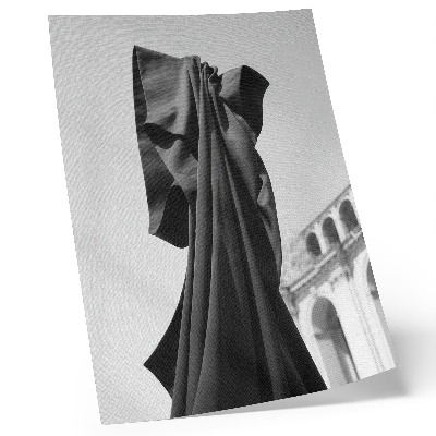 Grafică modernă pe pânză Arhitectură minimalistă a compoziției textile