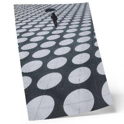 Poster rezistent pentru perete Modele geometrice în contrast alb-negru