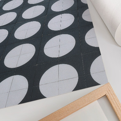 Poster rezistent pentru perete Modele geometrice în contrast alb-negru