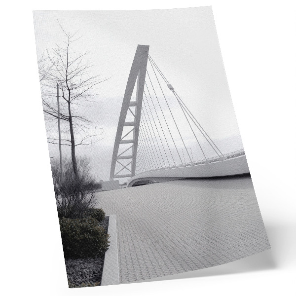 Poster rezistent pentru perete Structură de pod modernă minimalistă
