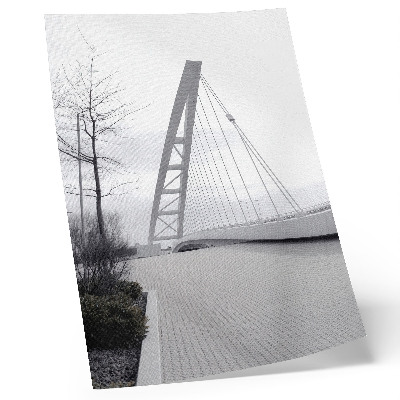 Poster rezistent pentru perete Structură de pod modernă minimalistă