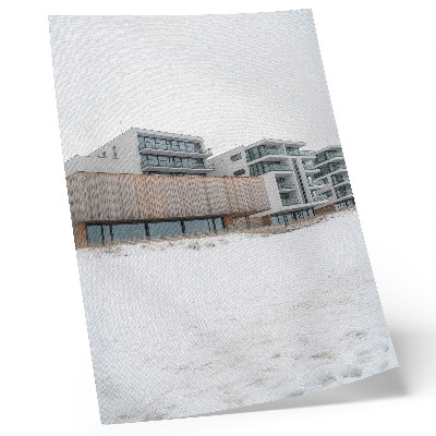 Poster rezistent pentru perete Clădiri moderne cu arhitectură minimalistă