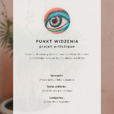 Poster rezistent pentru perete Flori în formă de simbol al păcii pe fundal negru