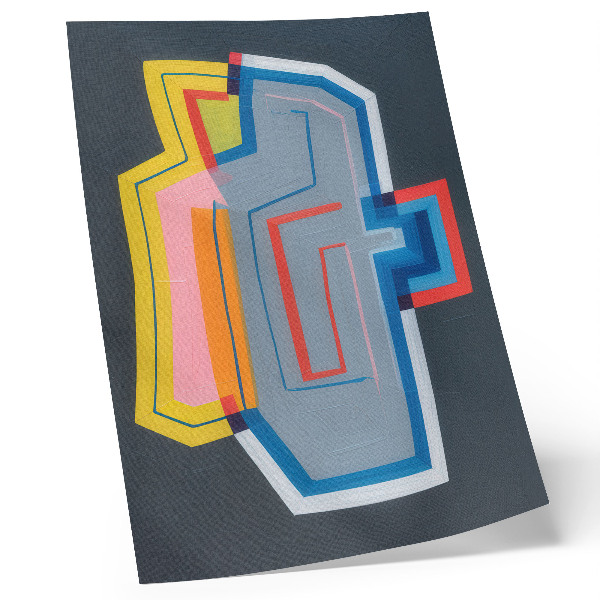 Poster rezistent pentru perete Forme abstracte, culori energice, modernitate