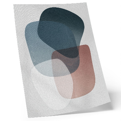 Poster rezistent pentru perete Forme interpătrunse, eleganță, minimalism