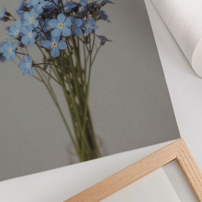 Grafică modernă pe pânză O compoziție florală unică pentru un interior modern