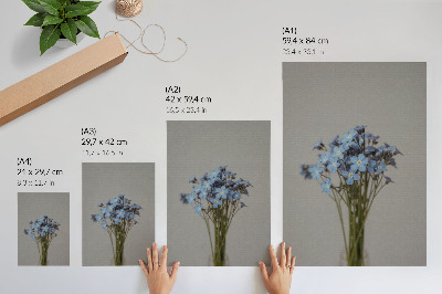 Grafică modernă pe pânză O compoziție florală unică pentru un interior modern
