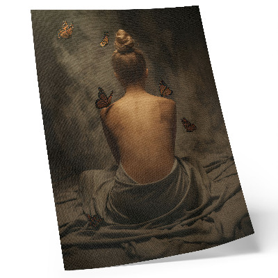 Poster în culori saturate Fluturii accente delicate aduc eleganță și pace