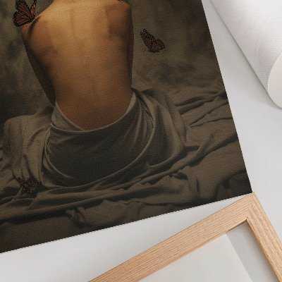 Poster în culori saturate Fluturii accente delicate aduc eleganță și pace