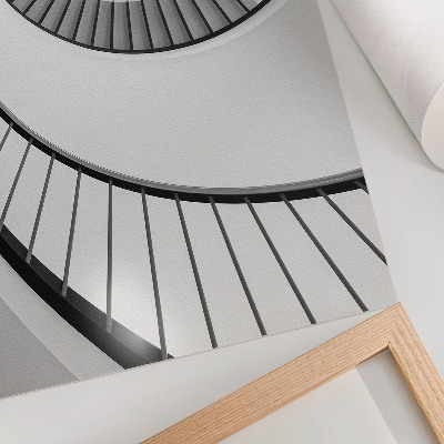 Poster rezistent pentru perete Scară în spirală, eleganță geometrică fascinantă