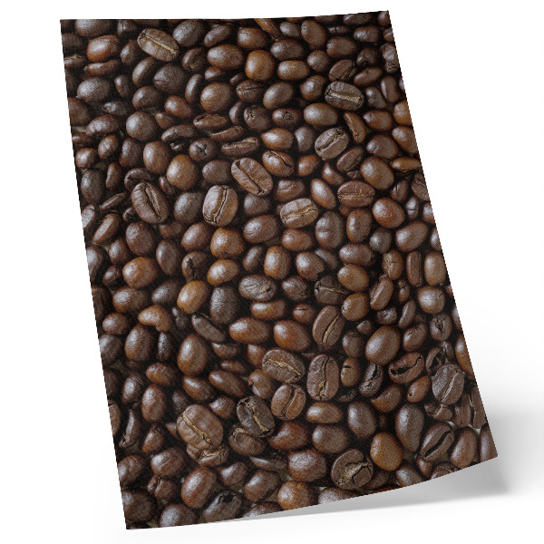 Grafică modernă pe pânză Textură maro a boabelor de cafea