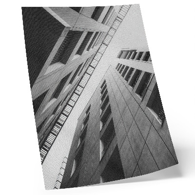Grafică modernă pe pânză Arhitectură modernă cu linii geometrice