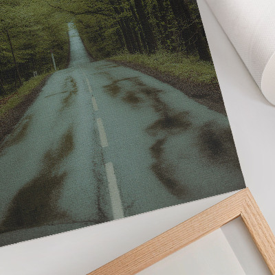 Poster rezistent pentru perete Drumul forestier, pace, verde, aventură, mister