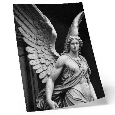 Poster rezistent pentru perete Sculptură de înger din marmură, plină de detalii și eleganță