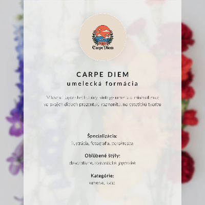 Poster rezistent pentru perete Linii delicate, flori, compoziție modernă