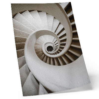 Grafică modernă pe pânză Scară în spirală arhitectură modernă