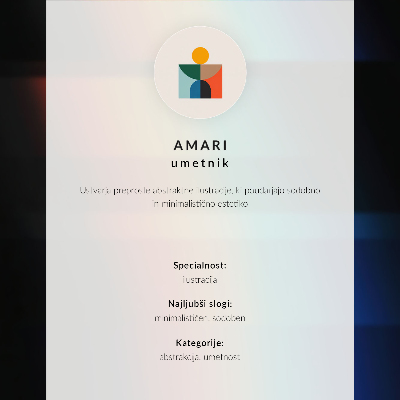 Poster rezistent pentru perete Cerc roșu cu pensulă neagră