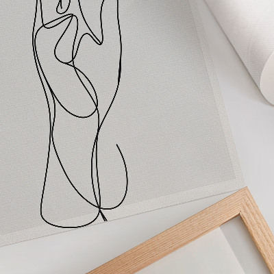 Grafică modernă pe pânză Linie minimalistă, eleganță, modernitate