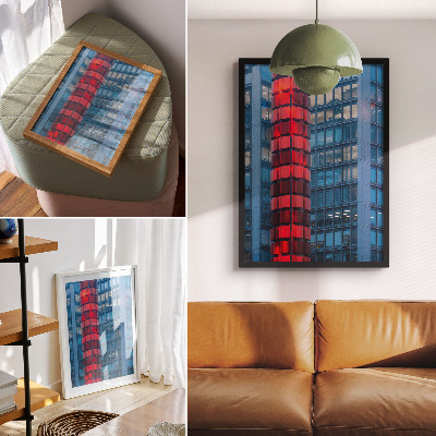 Grafică modernă pe pânză Arhitectură modernă, atmosferă urbană, spațiu