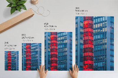 Grafică modernă pe pânză Arhitectură modernă, atmosferă urbană, spațiu