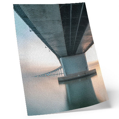 Poster rezistent pentru perete Pod peste apă, eleganță minimalistă, modernitate