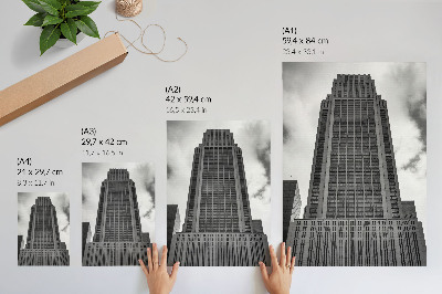 Poster rezistent pentru perete Armonie minimalistă a zgârie-norilor austeritate