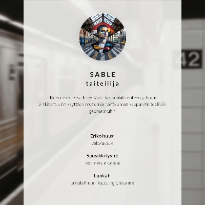 Poster rezistent pentru perete Tren pod modern pisică albastră cer