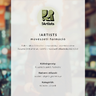 Poster rezistent pentru perete Scenă urbană colorată, oameni, tarabe, acuarelă
