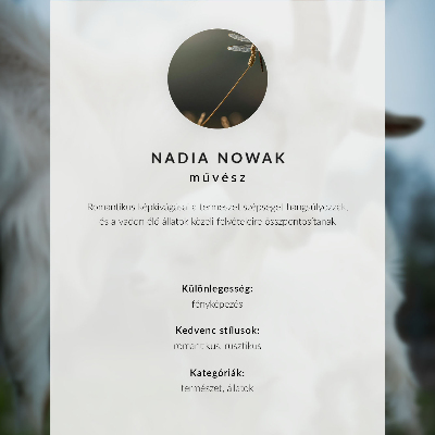 Poster rezistent pentru perete Vite în zăpadă: contrastul dintre animal și natură
