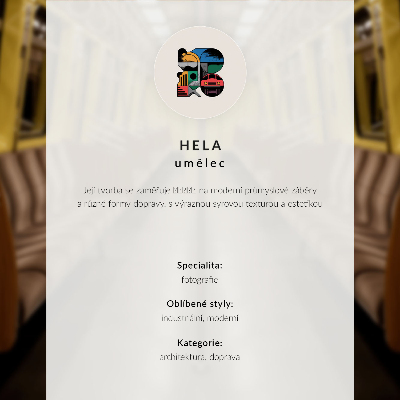 Grafică modernă pe pânză Metrou modern, linii line, dinamic