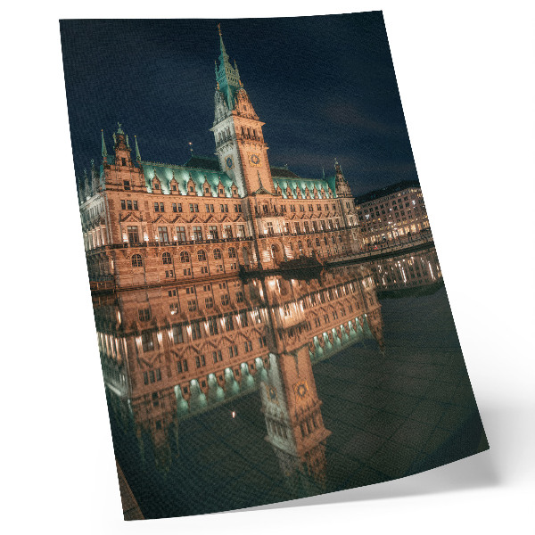Poster rezistent pentru perete Arhitectura clasică reflectă lumina serii