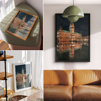 Poster rezistent pentru perete Arhitectura clasică reflectă lumina serii