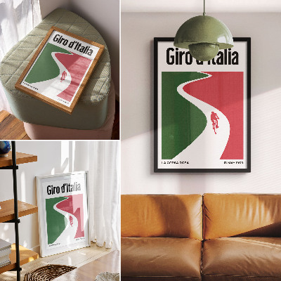 Grafică modernă pe pânză Culori contrastante, stil minimalist dinamic
