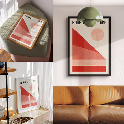 Grafică modernă pe pânză Compoziție geometrică minimalistă modernă