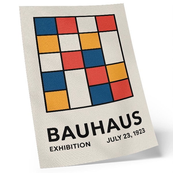 Poster în culori saturate Forme geometrice într-un stil minimalist