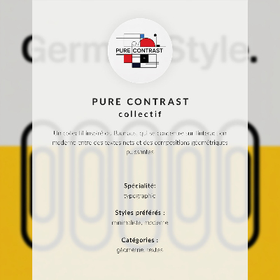 Grafică modernă pe pânză Stilul Bauhaus este dominat de simplitatea geometrică