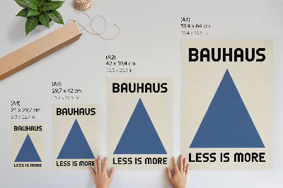 Grafică modernă pe pânză Stilul Bauhaus este dominat de simplitatea geometrică