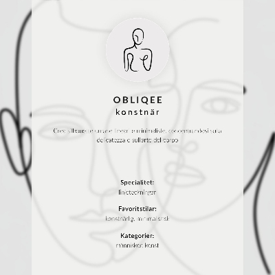 Grafică modernă pe pânză Eleganță minimalistă a compoziției conturului unei femei