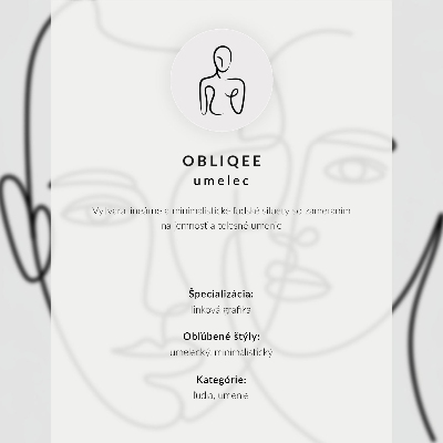 Grafică modernă pe pânză Eleganță minimalistă a compoziției conturului unei femei