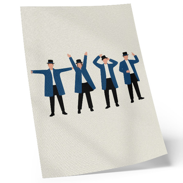 Poster rezistent pentru perete Personaje moderne în stil scandinav