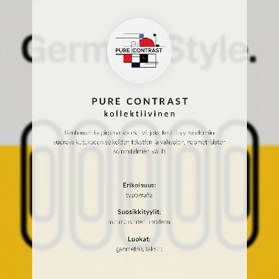 Grafică modernă pe pânză Literă în stil geometric cu picături colorate