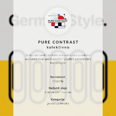 Grafică modernă pe pânză Literă în stil geometric cu picături colorate