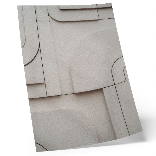 Poster în culori saturate Forme geometrice compoziție modernă eleganță